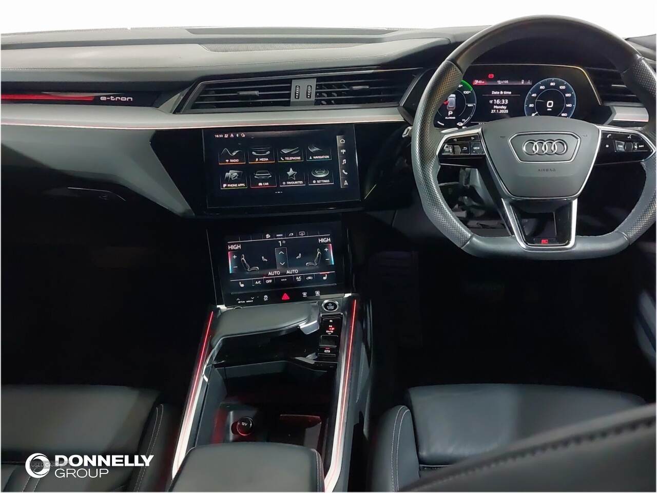 Aug 2021 Audi E-Tron 230kW 50 Quattro 71kWh Black Edition 5dr Auto