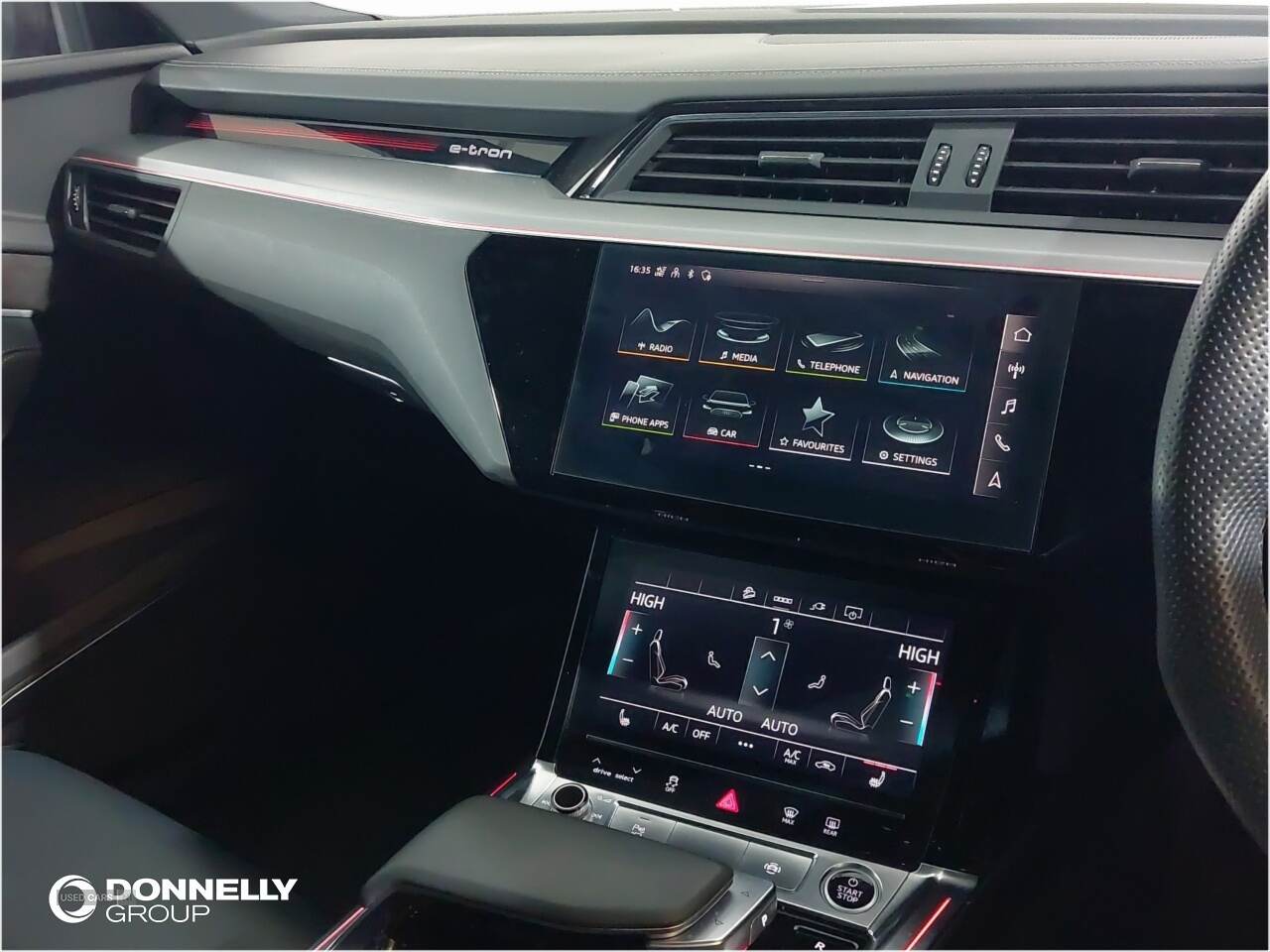 Aug 2021 Audi E-Tron 230kW 50 Quattro 71kWh Black Edition 5dr Auto