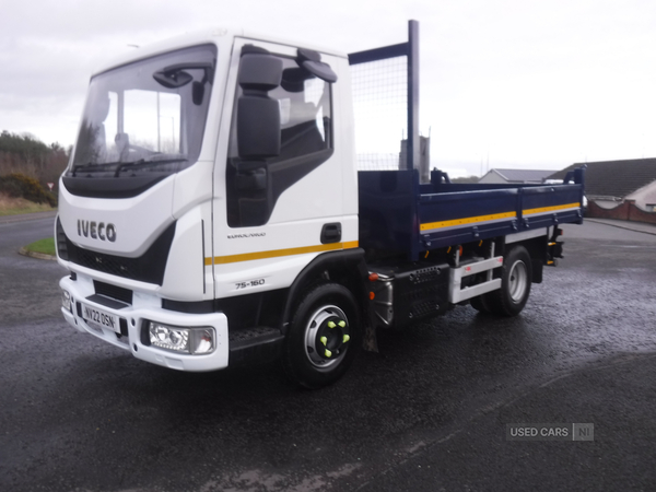 Iveco Eurocargo 75E 16 Double Dropside Tipper , twin rear wheels in Down