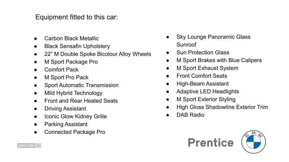 Apr 2024 BMW X5 xDrive30d MHT M Sport 5dr Auto