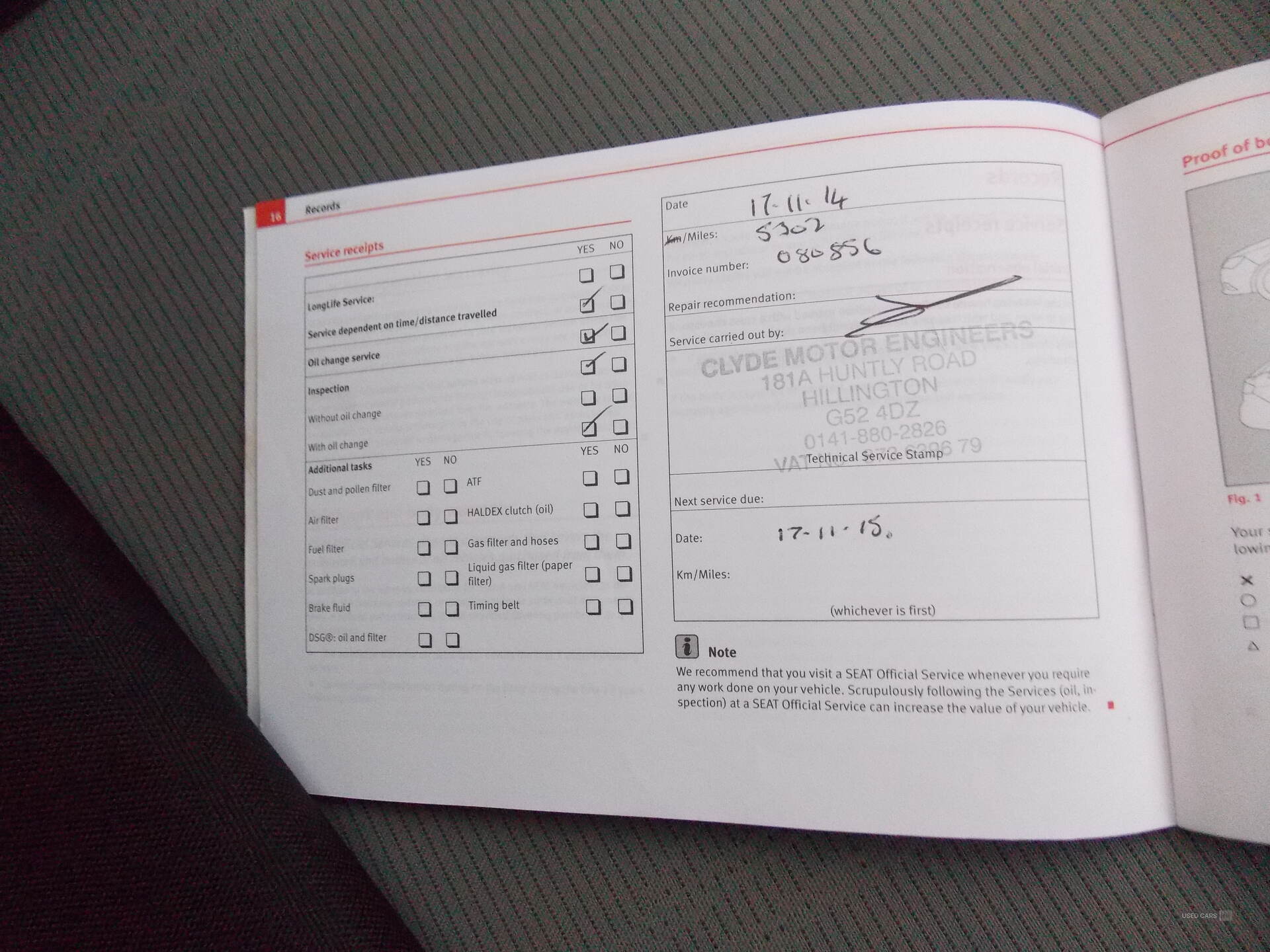 Nov 2013 Seat Ibiza 1.4 Toca 5dr