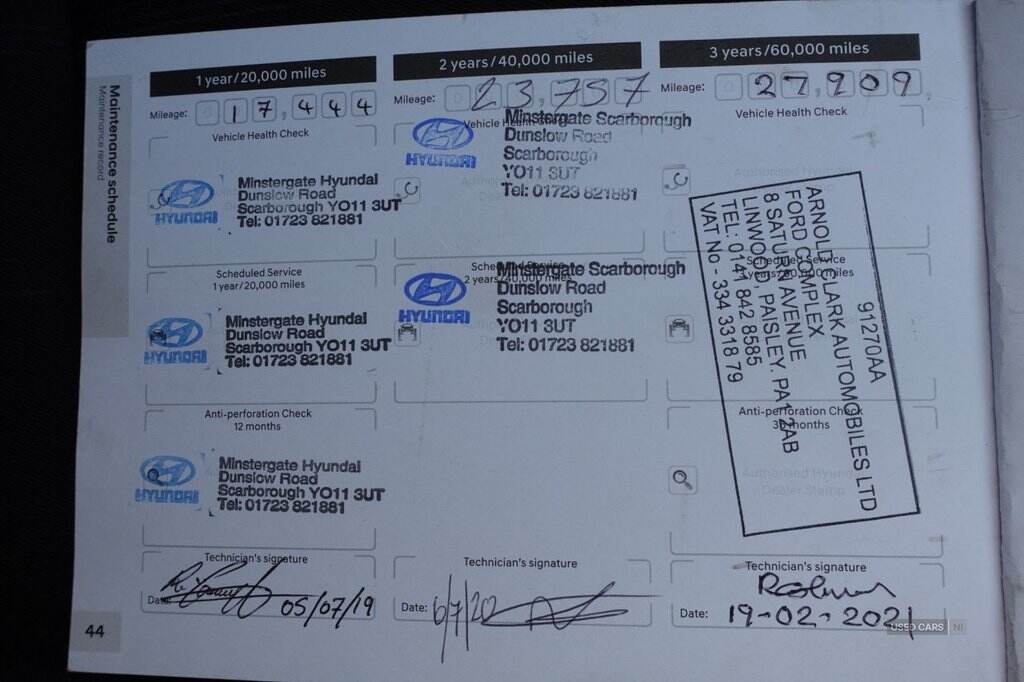 Jul 2018 Hyundai Tucson 1.7 CRDi Blue Drive S 5dr 2WD
