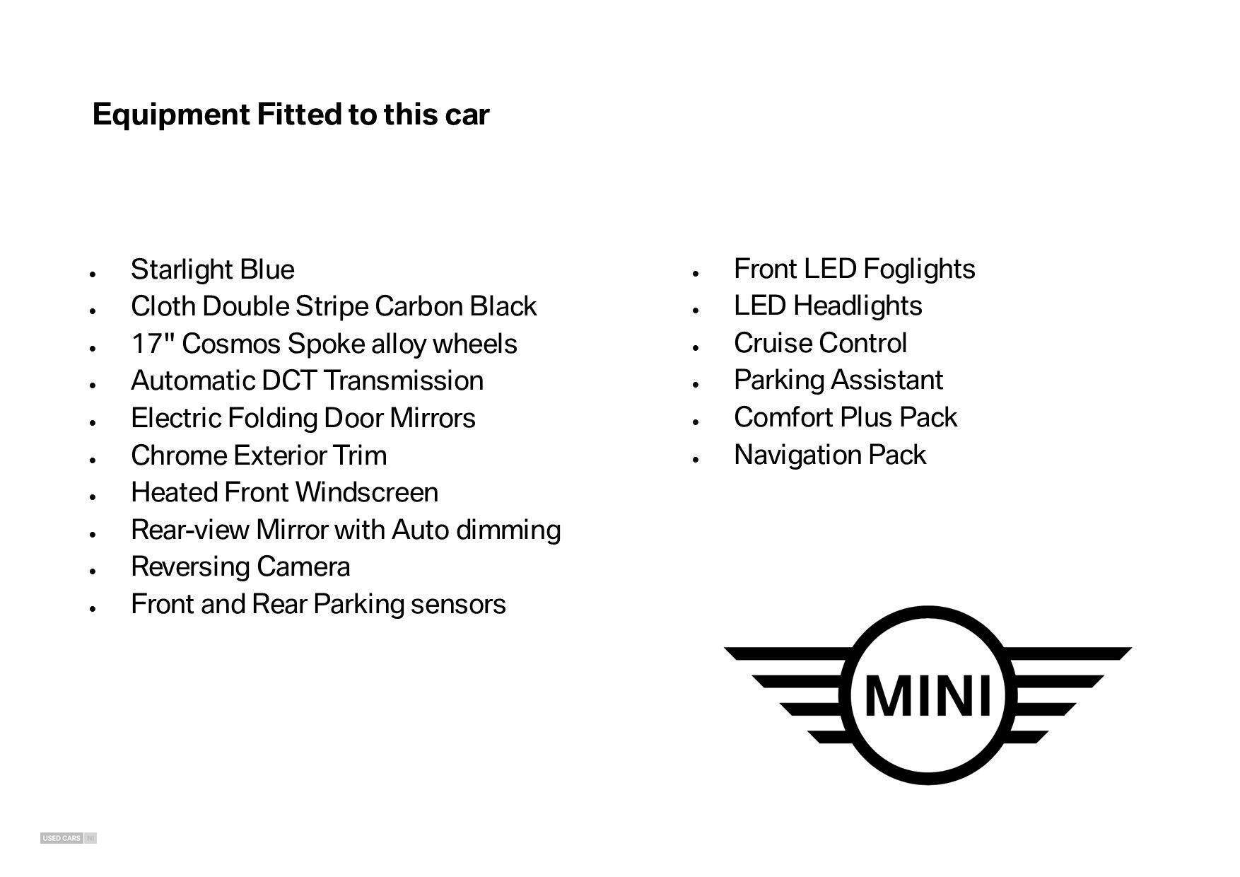 Apr 2019 MINI Convertible 2.0 Cooper S Classic II 2dr Auto