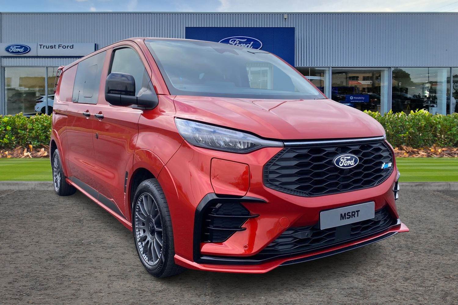 Ford Transit Custom 320 MSRT AUTO L2 LWB Double Cab In Van 2.5 227PS PHEV CVT 6.2 FWD Low Roof, LIFTGATE REAR CARGO DOORS, TOW BAR