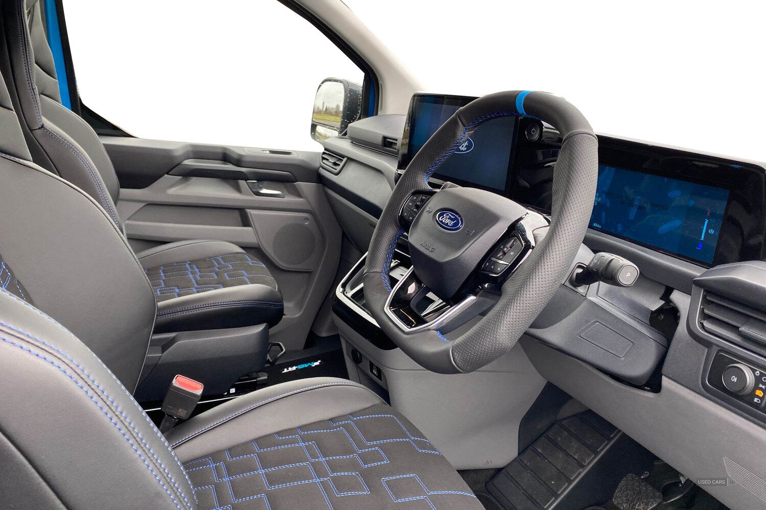 Ford E-TRANSIT CUSTOM 320 MSRT AUTO L1 SWB Double Cab In Van 65kWh 160kw 218PS BEV RWD Low Roof, LIFTGATE REAR CARGO DOOR, TOW BAR