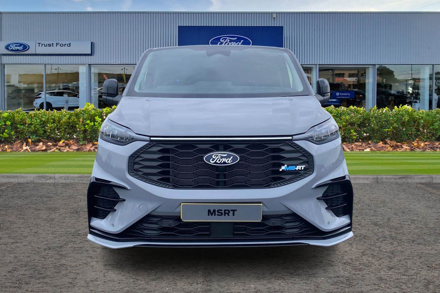 Ford E-TRANSIT CUSTOM 320 MSRT AUTO L1 SWB Double Cab In Van 65kWh 160kw 218PS BEV RWD Low Roof, LIFTGATE REAR CARGO DOOR, TOW BAR