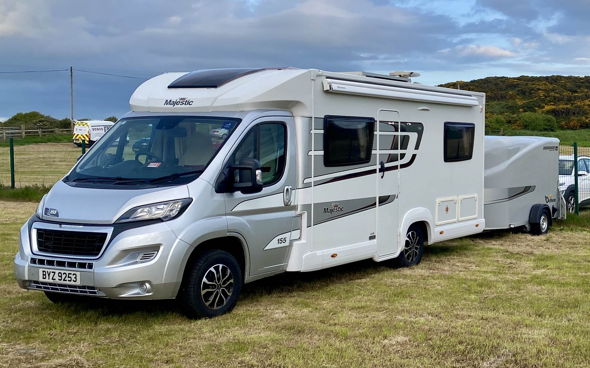 Mar 2017 Elddis Majestic 155 160hp fixed bed, 4 berth, 4 seat belts