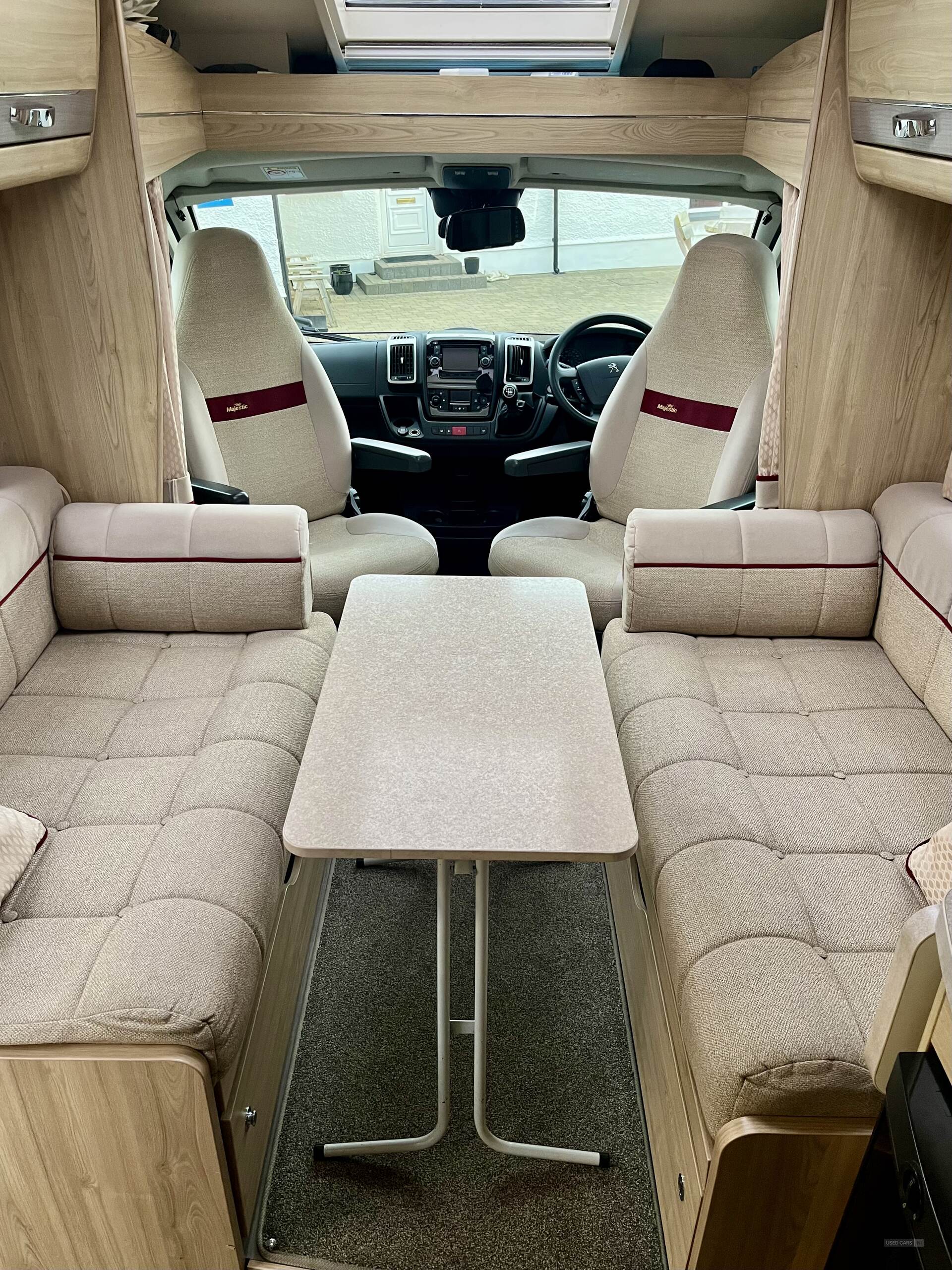 Mar 2017 Elddis Majestic 155 160hp fixed bed, 4 berth, 4 seat belts