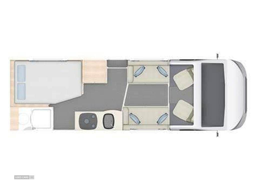 Mar 2017 Elddis Majestic 155 160hp fixed bed, 4 berth, 4 seat belts