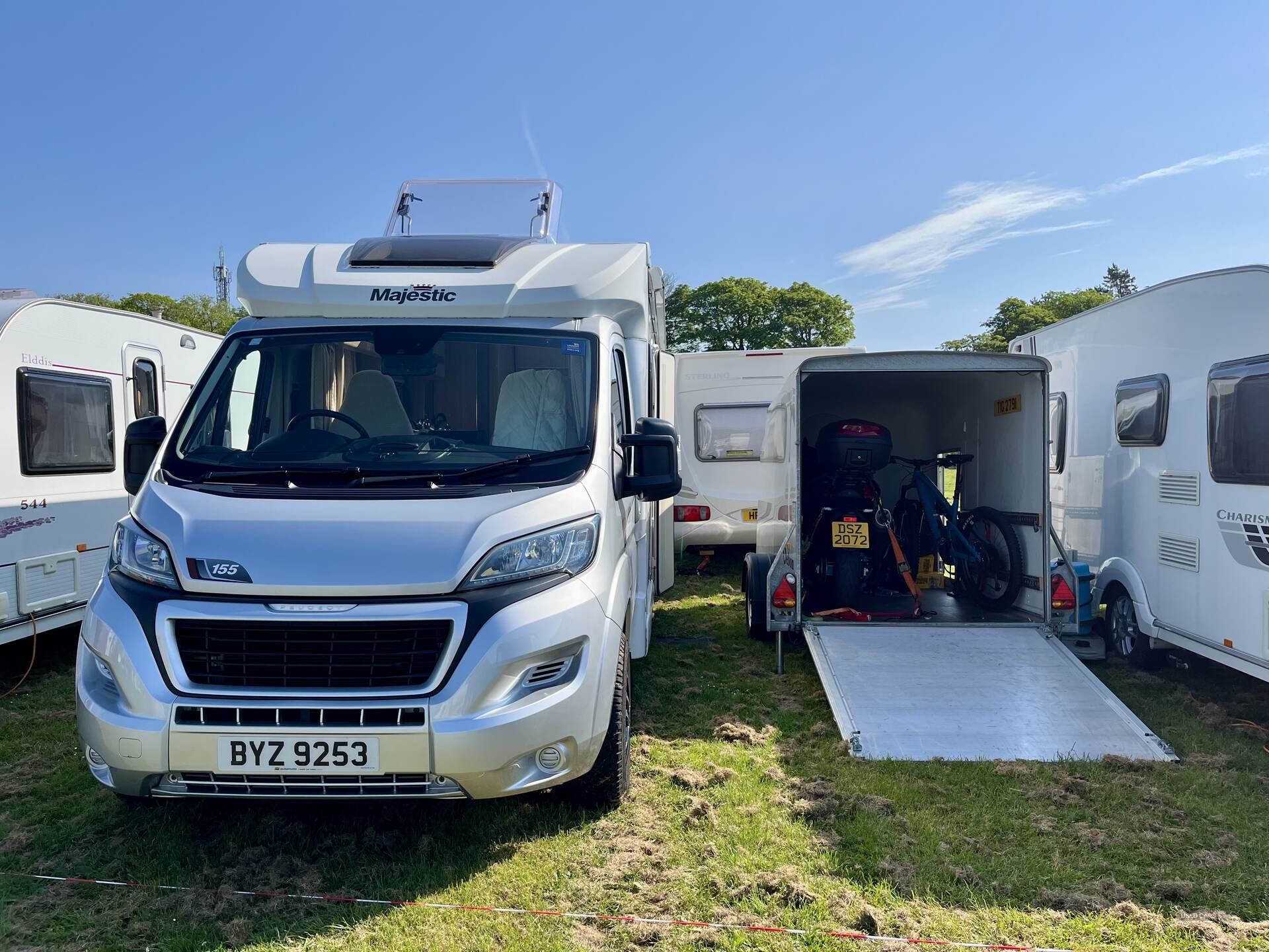 Mar 2017 Elddis Majestic 155 160hp fixed bed, 4 berth, 4 seat belts