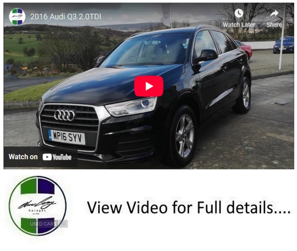 Audi Q3 DIESEL ESTATE in Tyrone