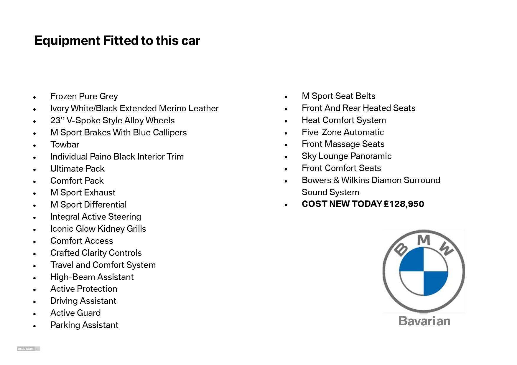 Jan 2024 BMW X7 xDrive M60i 5dr Step Auto