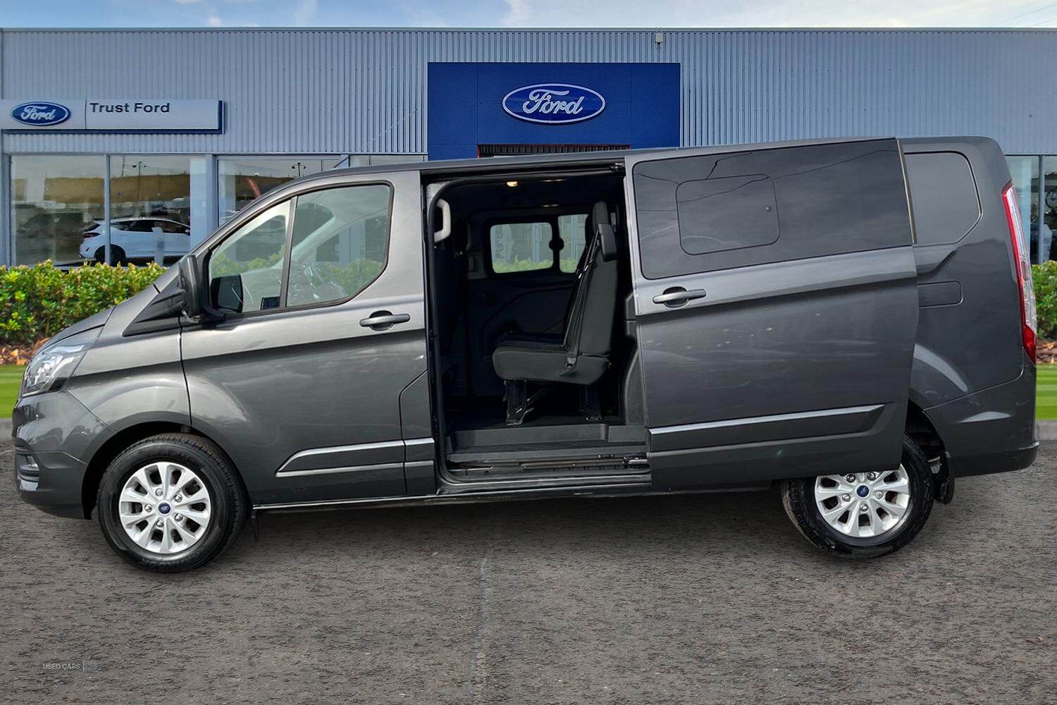 Nov 2022 Ford Transit Custom 2.0 EcoBlue 170ps Low Roof D/Cab Limited Van Auto