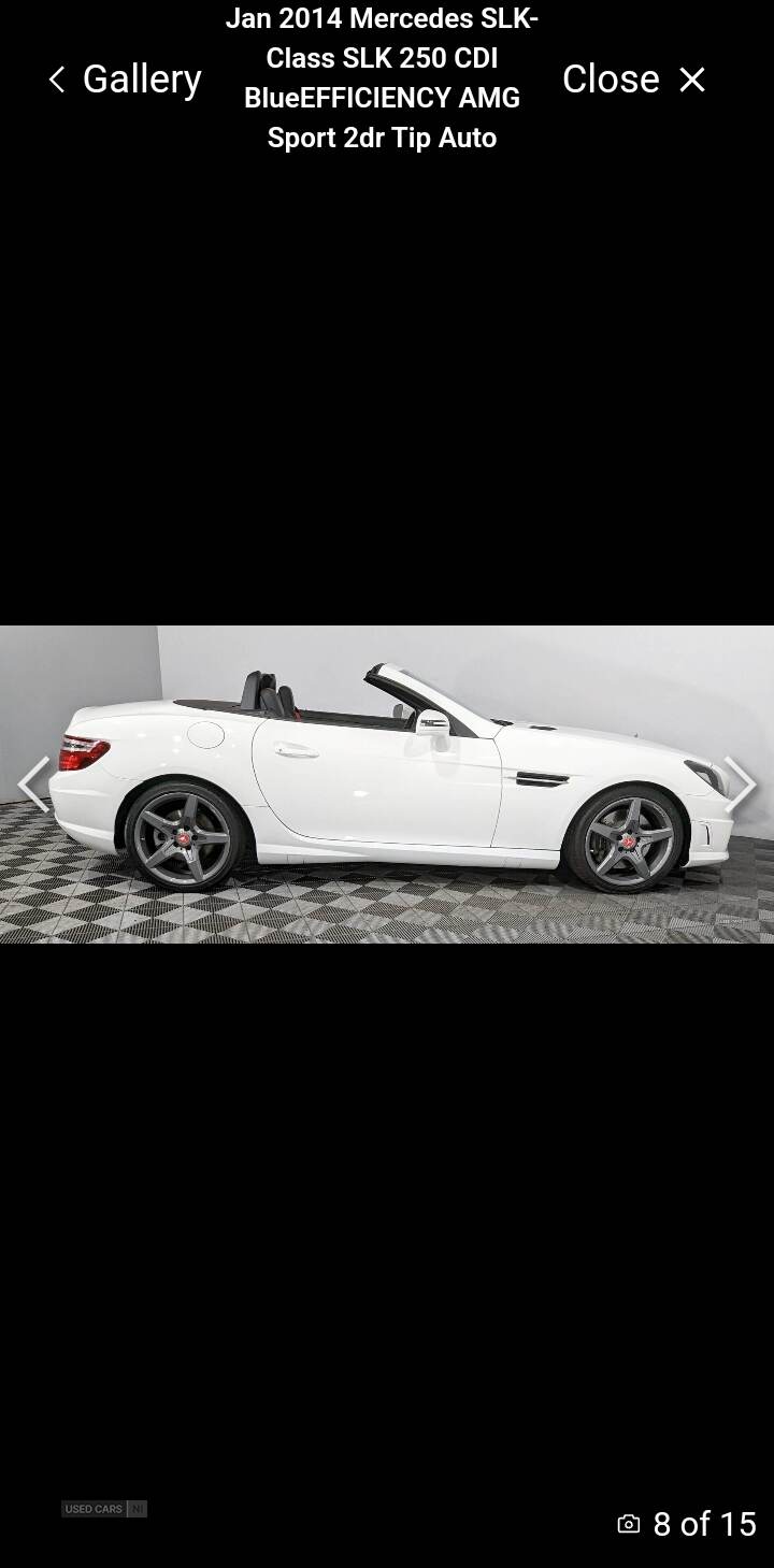 Jan 2014 Mercedes SLK-Class SLK 250 CDI BlueEFFICIENCY AMG Sport 2dr Tip Auto
