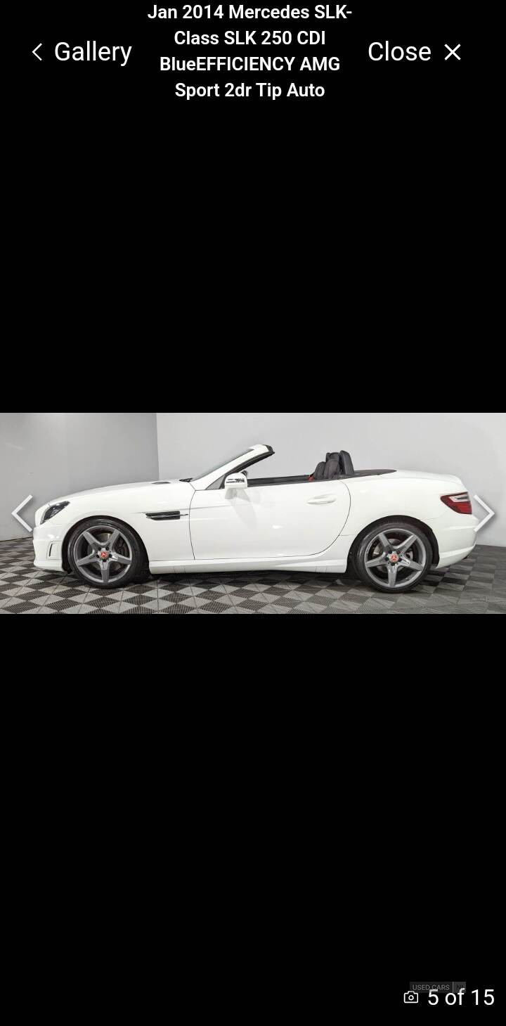 Jan 2014 Mercedes SLK-Class SLK 250 CDI BlueEFFICIENCY AMG Sport 2dr Tip Auto