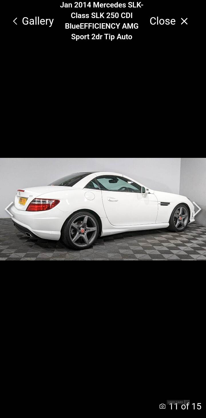 Jan 2014 Mercedes SLK-Class SLK 250 CDI BlueEFFICIENCY AMG Sport 2dr Tip Auto