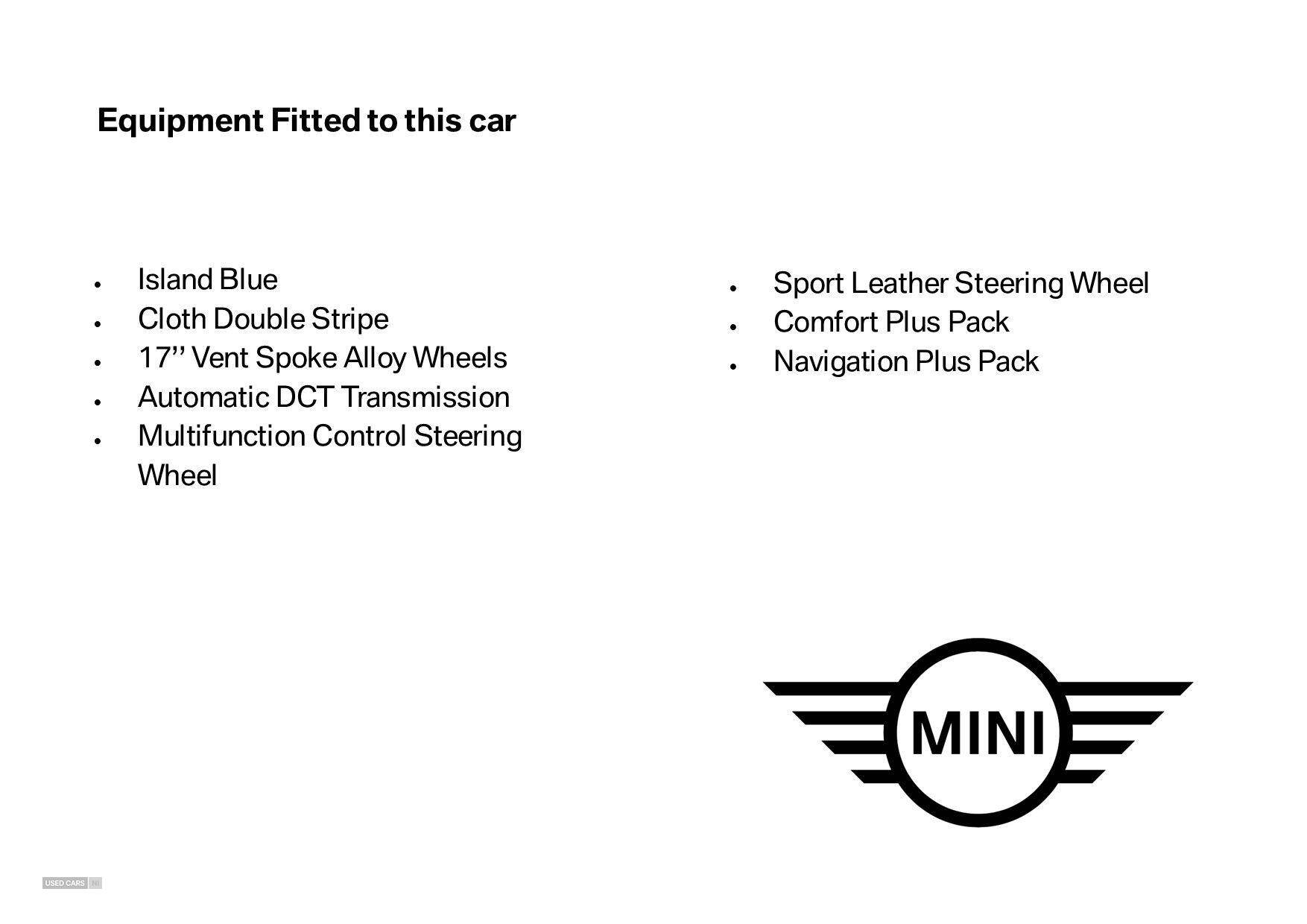 Mar 2022 MINI Clubman 2.0 Cooper S Classic 6dr Auto