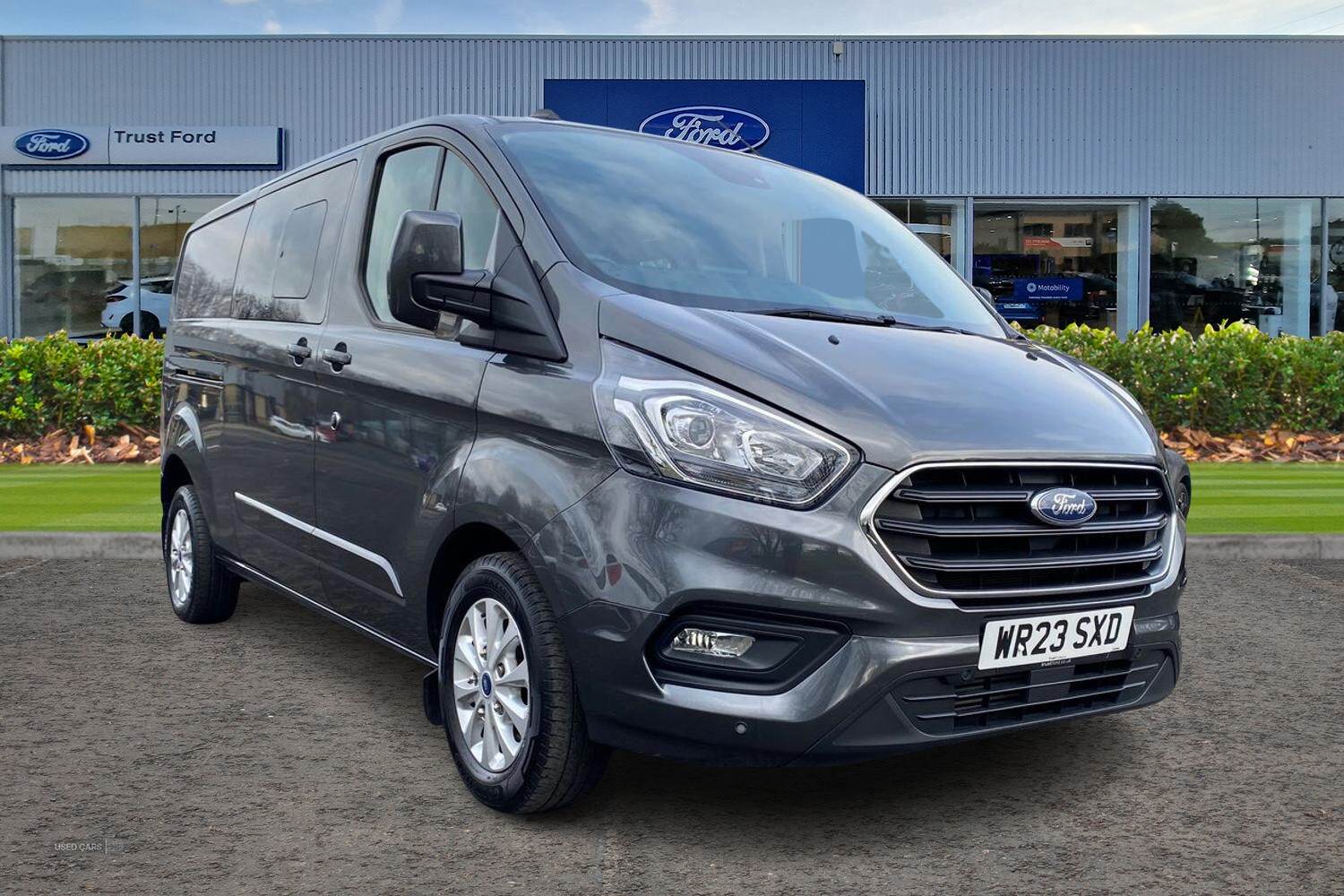 Jun 2023 Ford Transit Custom 2.0 EcoBlue 170ps Low Roof D/Cab Limited Van Auto