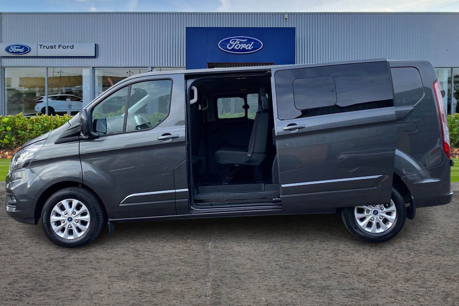 Jun 2023 Ford Transit Custom 2.0 EcoBlue 170ps Low Roof D/Cab Limited Van Auto