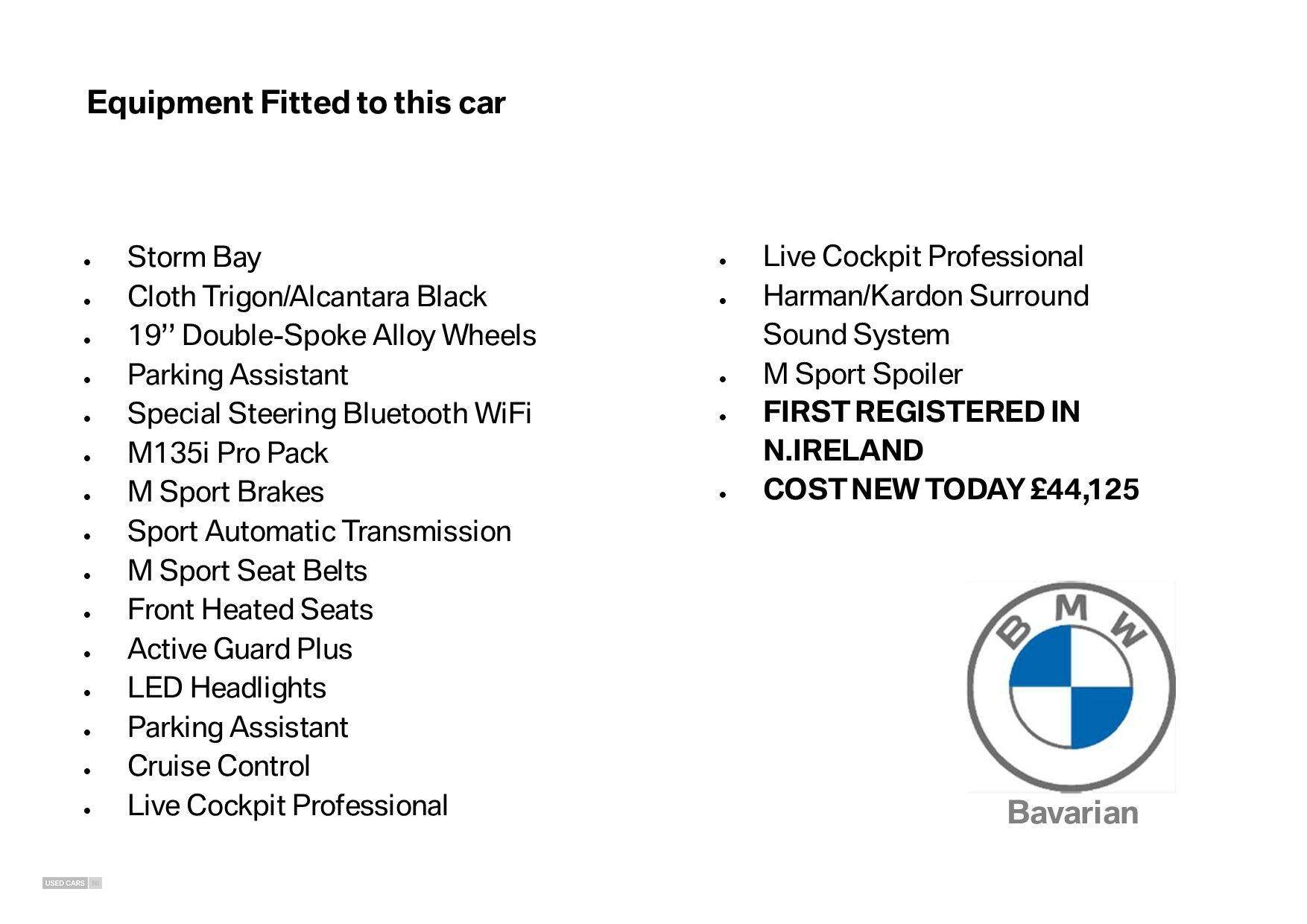 Mar 2024 BMW 1 Series M135i xDrive 5dr Step Auto