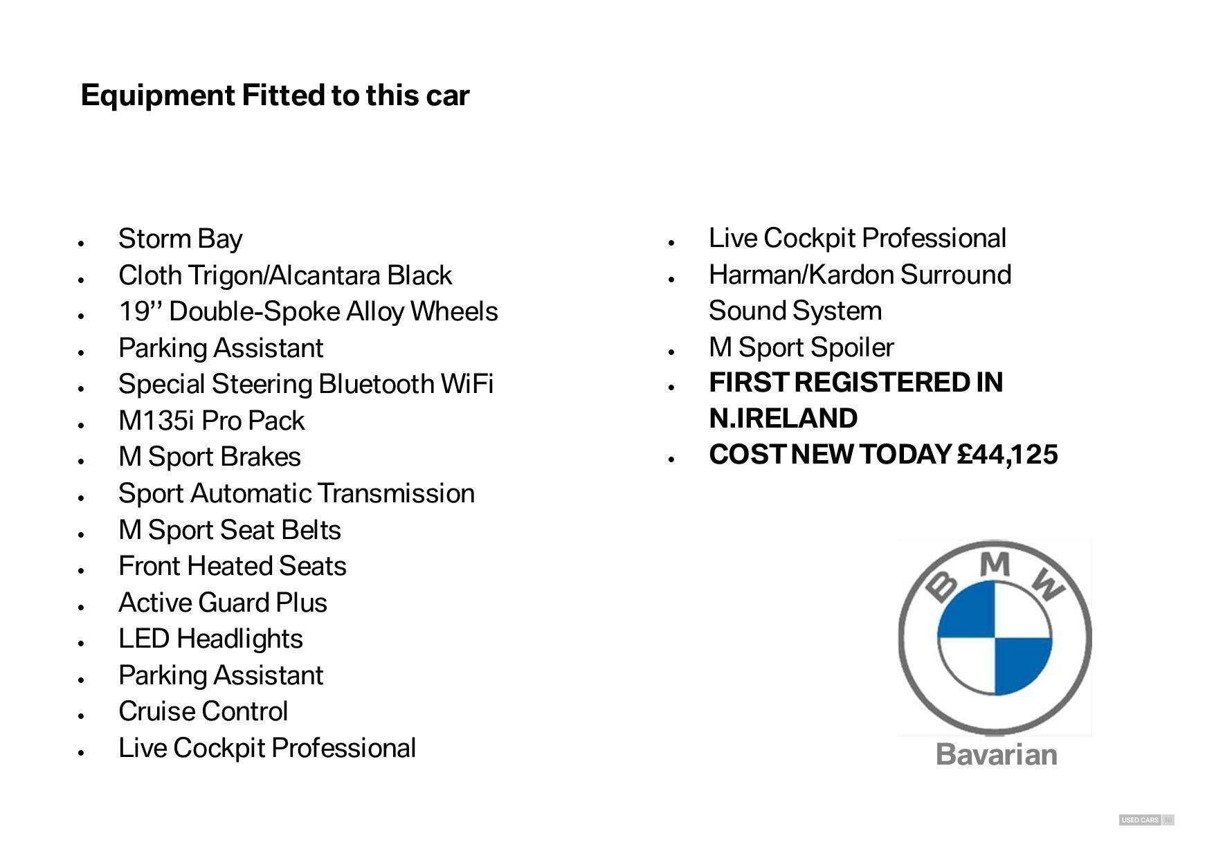 Mar 2024 BMW 1 Series M135i xDrive 5dr Step Auto