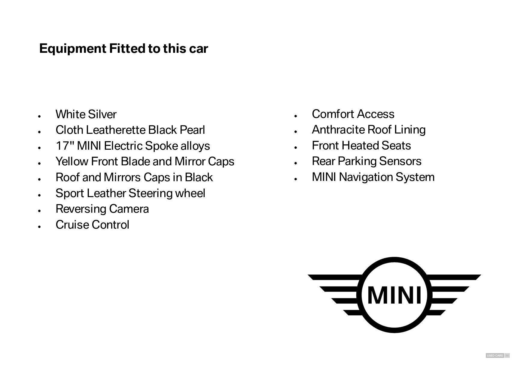 Mar 2021 MINI HATCHBACK 135kW Cooper S Level 2 33kWh 3dr Auto