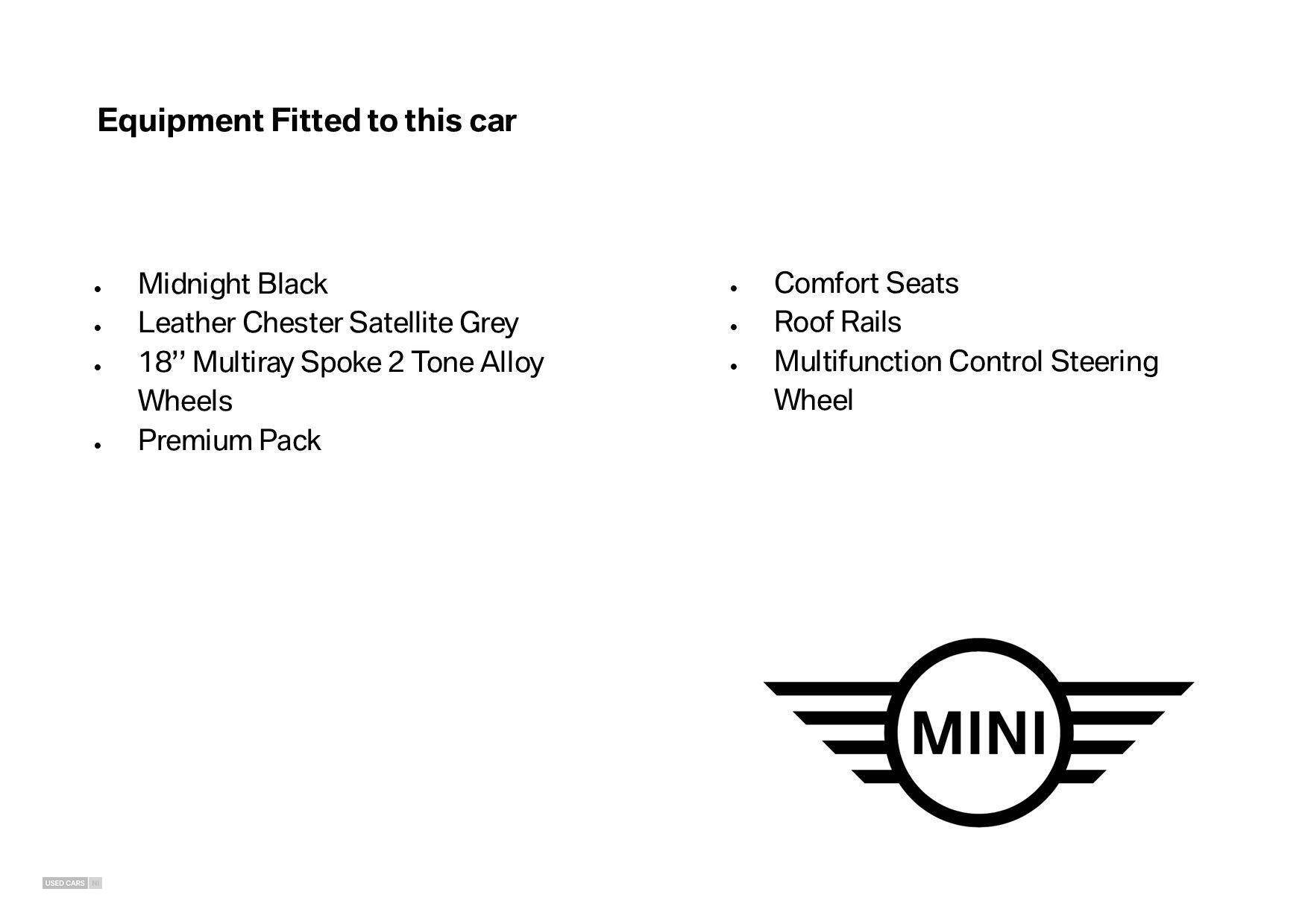 Jun 2023 MINI Clubman 1.5 Cooper Exclusive 6dr Auto