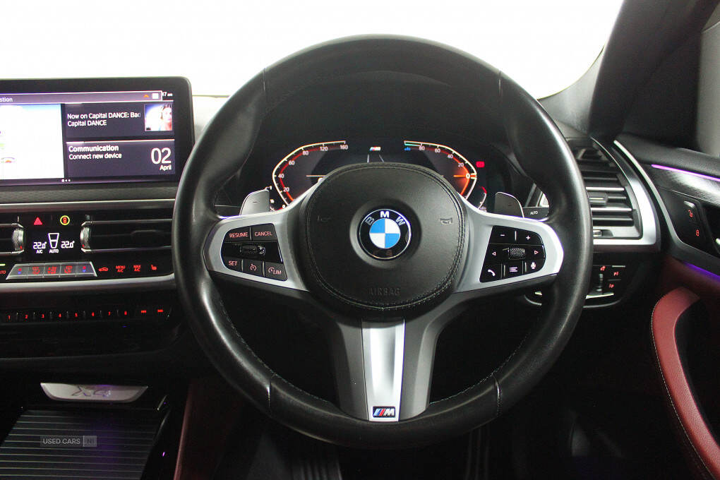Jul 2022 BMW X4 xDrive20d MHT M Sport 5dr Step Auto