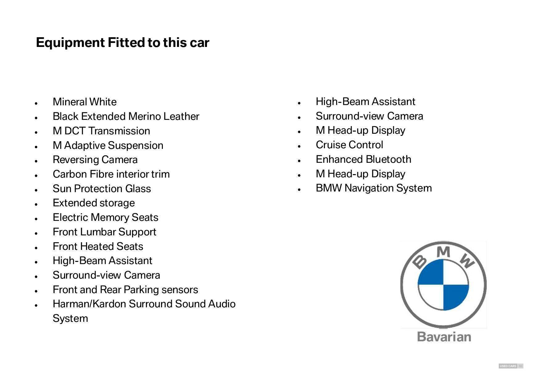 Jan 2018 BMW M4 M4 2dr DCT