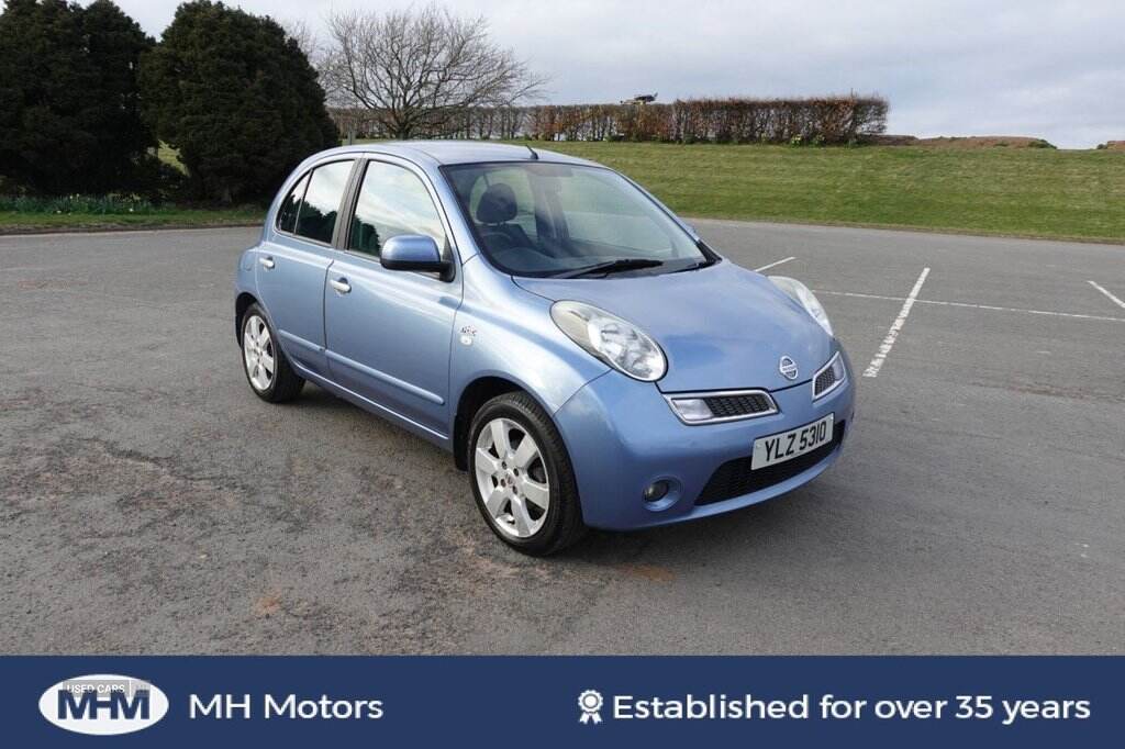 2010 Nissan Micra 1.2 16v n-tec Hatchback 5dr Petrol Manual (139 g/km, 79 bhp) LONG MOT / SAT NAV / TOUCH SCREEN