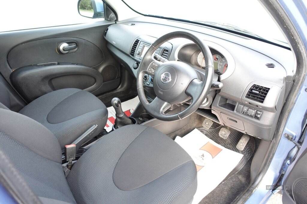 2010 Nissan Micra 1.2 16v n-tec Hatchback 5dr Petrol Manual (139 g/km, 79 bhp) LONG MOT / SAT NAV / TOUCH SCREEN