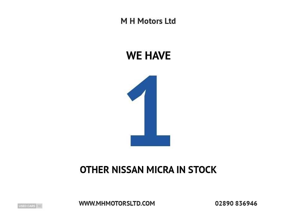 2010 Nissan Micra 1.2 16v n-tec Hatchback 5dr Petrol Manual (139 g/km, 79 bhp) LONG MOT / SAT NAV / TOUCH SCREEN