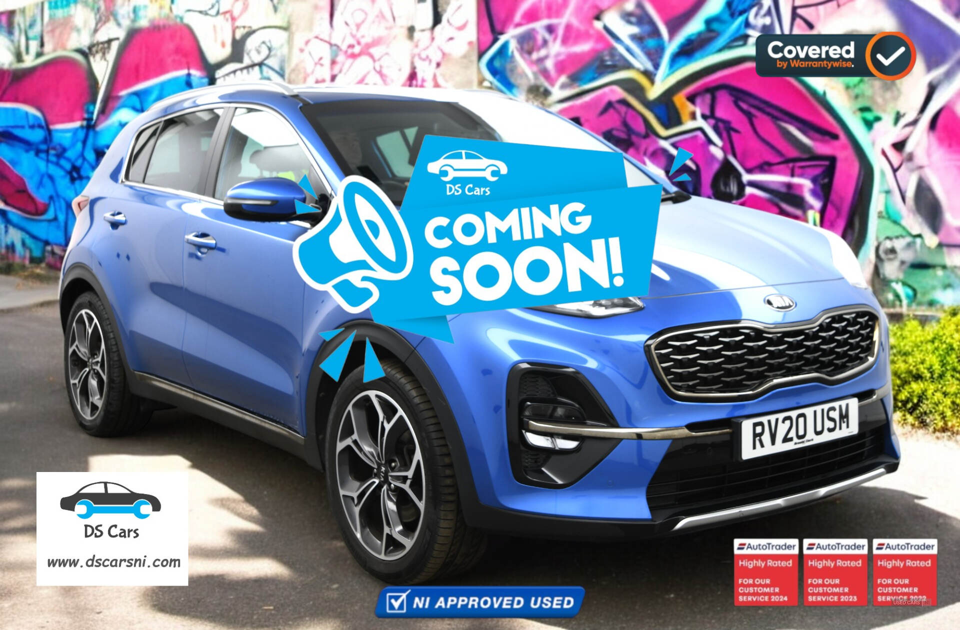Mar 2020 Kia Sportage 1.6T GDi ISG GT-Line 5dr