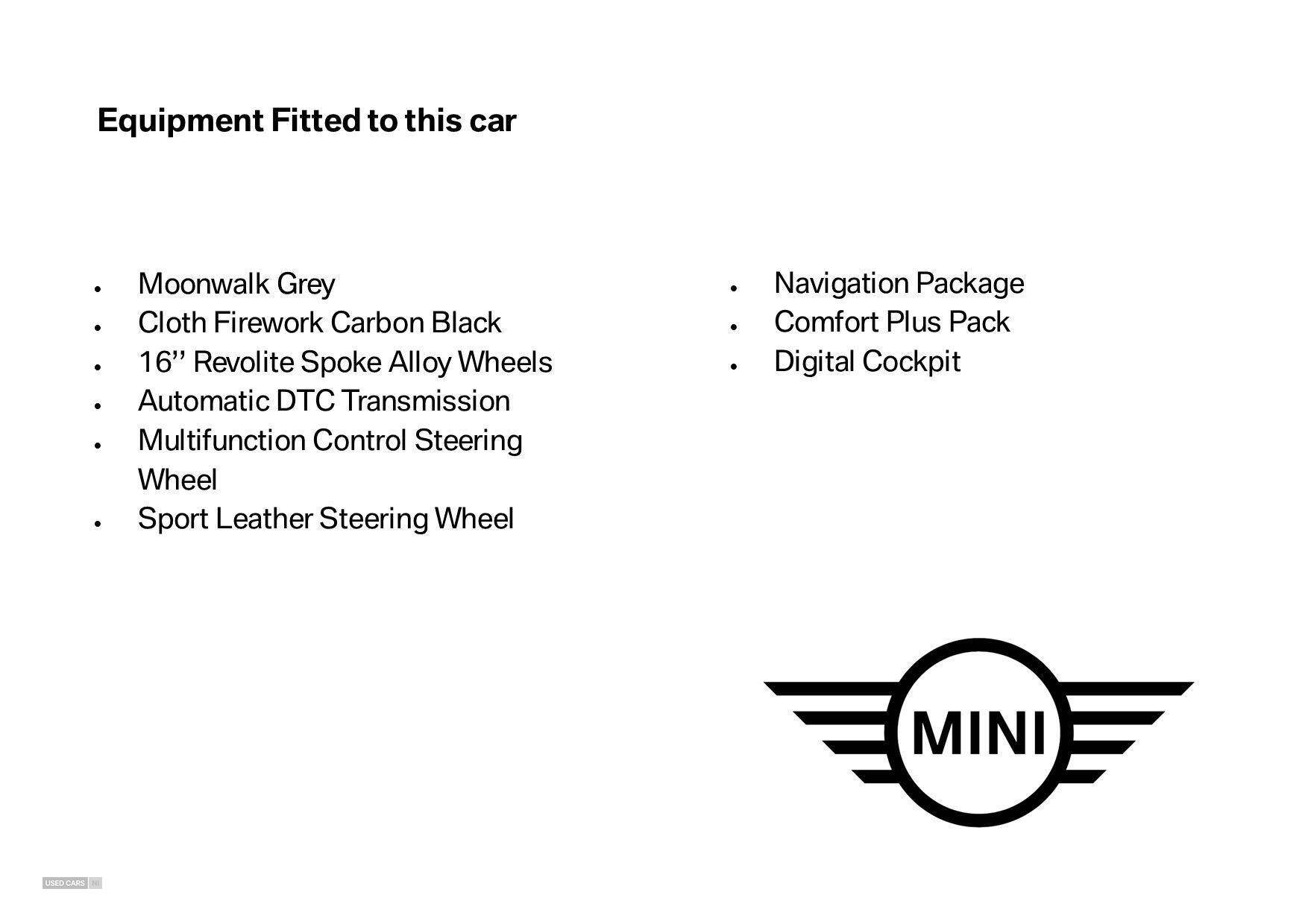 Jan 2022 MINI Clubman 1.5 Cooper Classic 6dr Auto