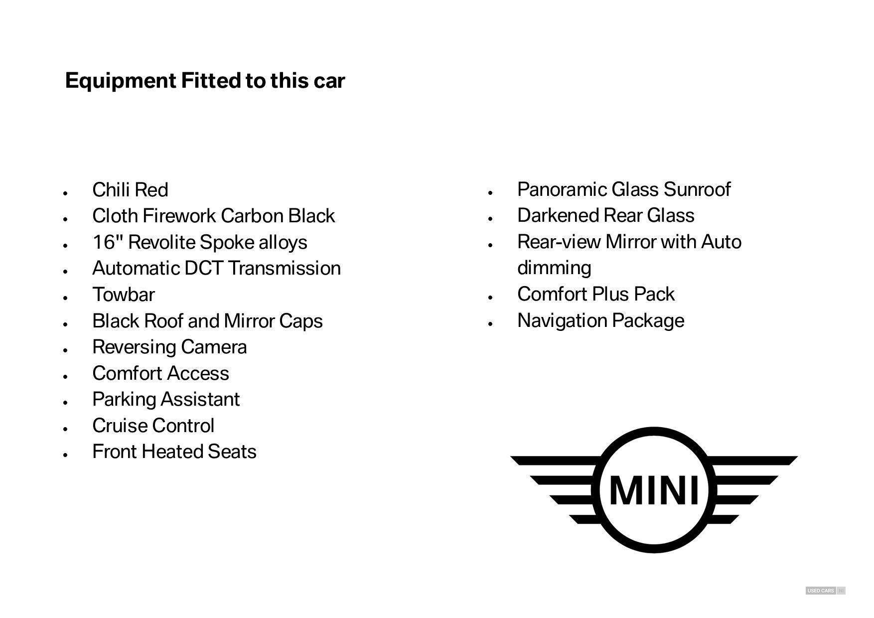 Mar 2022 MINI Clubman 1.5 Cooper Classic 6dr Auto