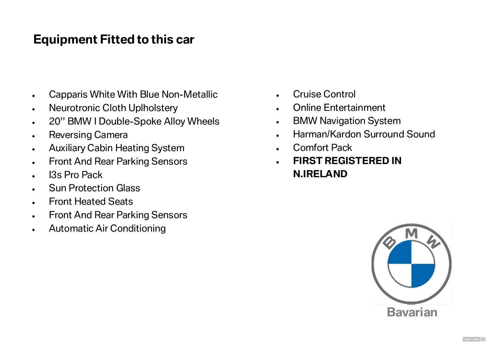 Mar 2019 BMW i3 135kW S 42kWh 5dr Auto