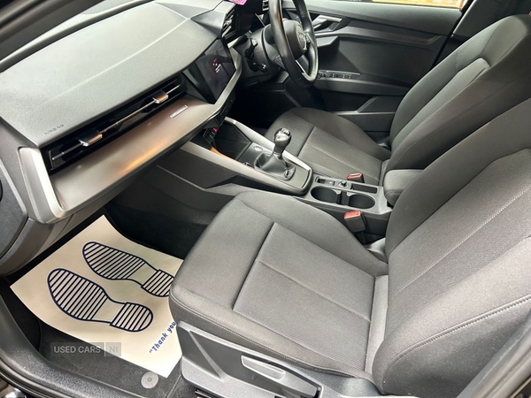 Audi A3 1.0 TFSI 30 Technik Sportback 5dr Petrol Manual Euro 6 (s/s) (110 ps) in Antrim