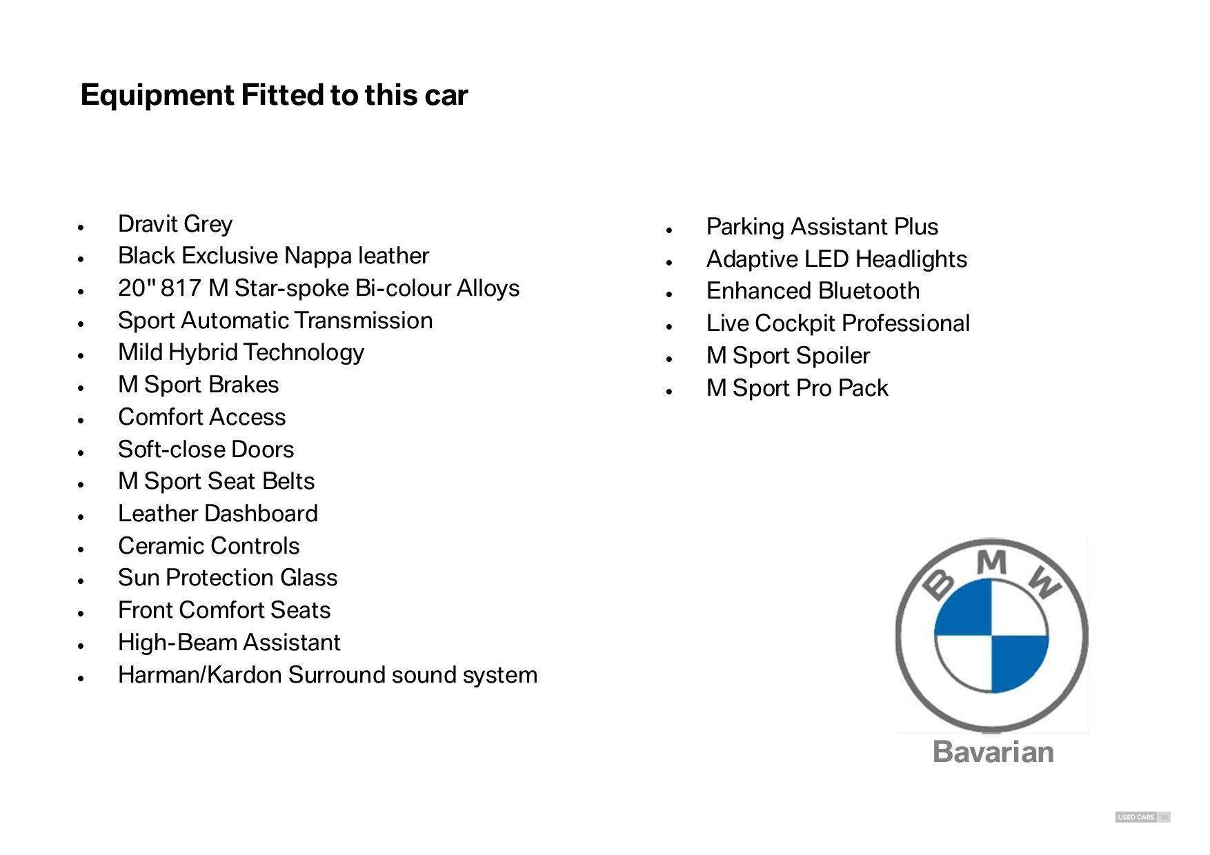 Feb 2021 BMW 7 Series 730d xDrive MHT M Sport 4dr Auto
