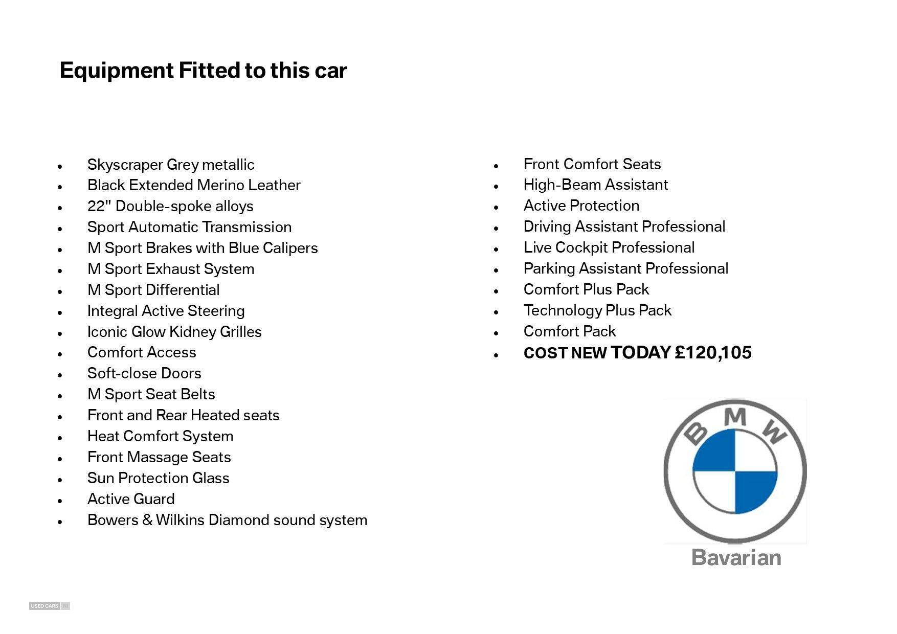 May 2024 BMW X7 xDrive M60i 5dr Step Auto