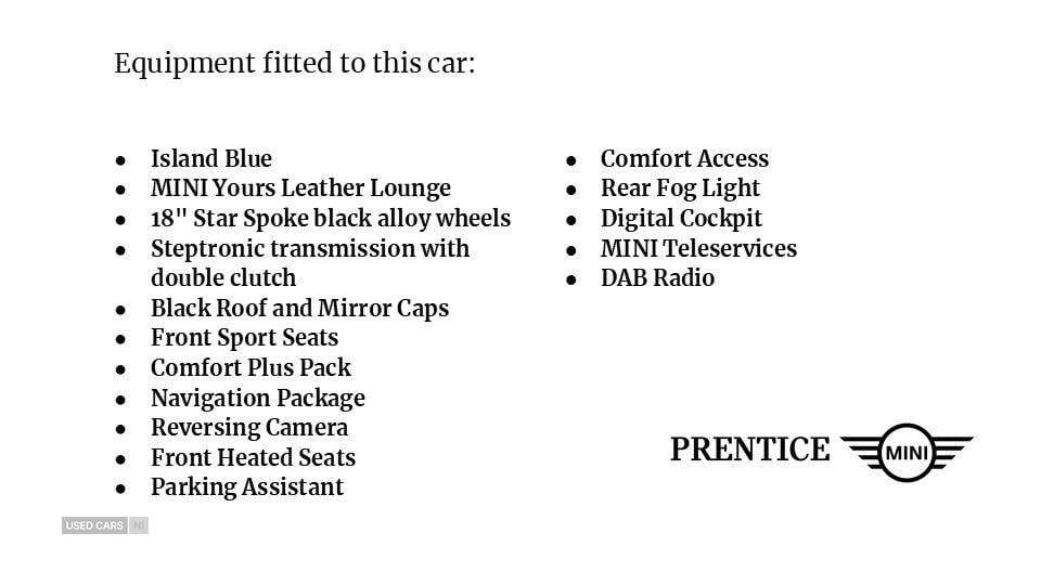 May 2021 MINI Clubman 1.5 Cooper Exclusive 6dr Auto
