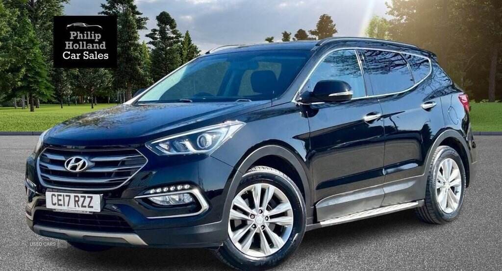 2017 Hyundai Santa Fe 2.2 CRDi Blue Drive Premium SUV 5dr Diesel Auto 4WD Euro 6 (s/s) (7 Seat) (200 ps)