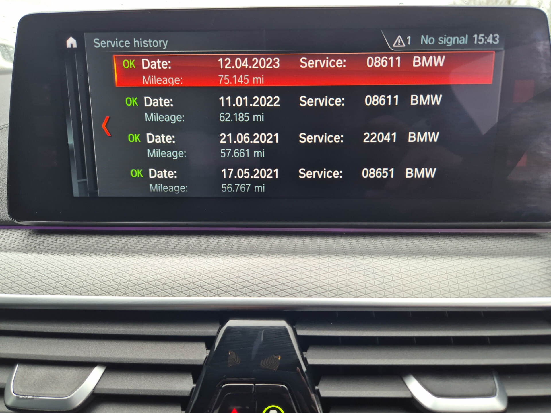 Nov 2017 BMW 5 Series 520d xDrive M Sport 4dr Auto