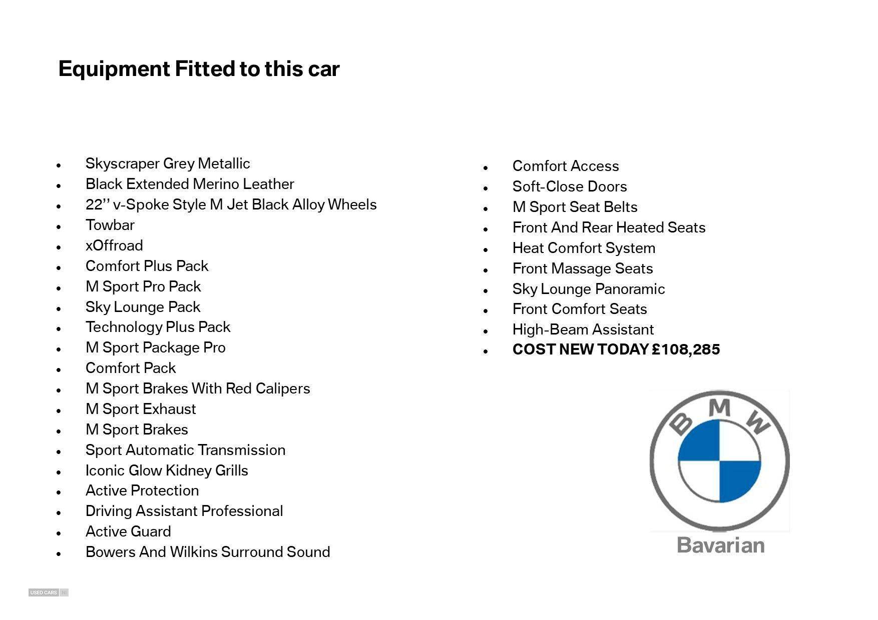 Mar 2024 BMW X7 xDrive40d MHT M Sport 5dr Step Auto