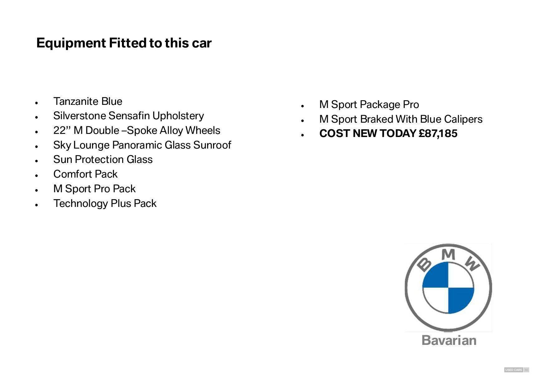 Jan 2024 BMW X5 xDrive30d MHT M Sport 5dr Auto