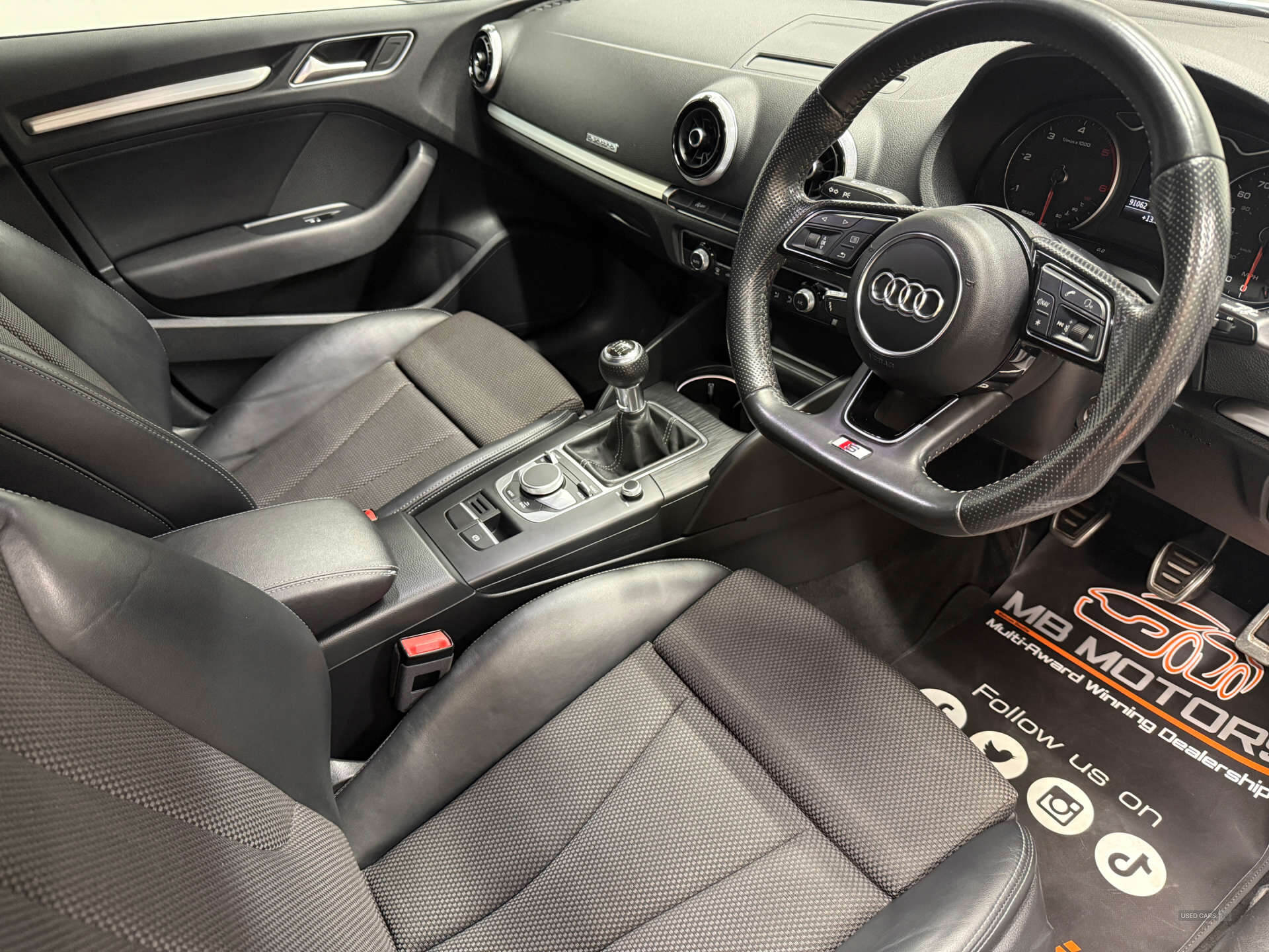 Oct 2017 Audi A3 2.0 TDI Quattro Black Edition 5dr