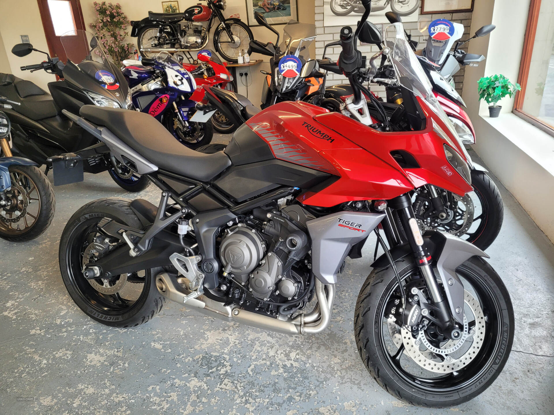 Jun 2024 Triumph Tiger 660 Sport 1200 miles F.S.H Heated Grips