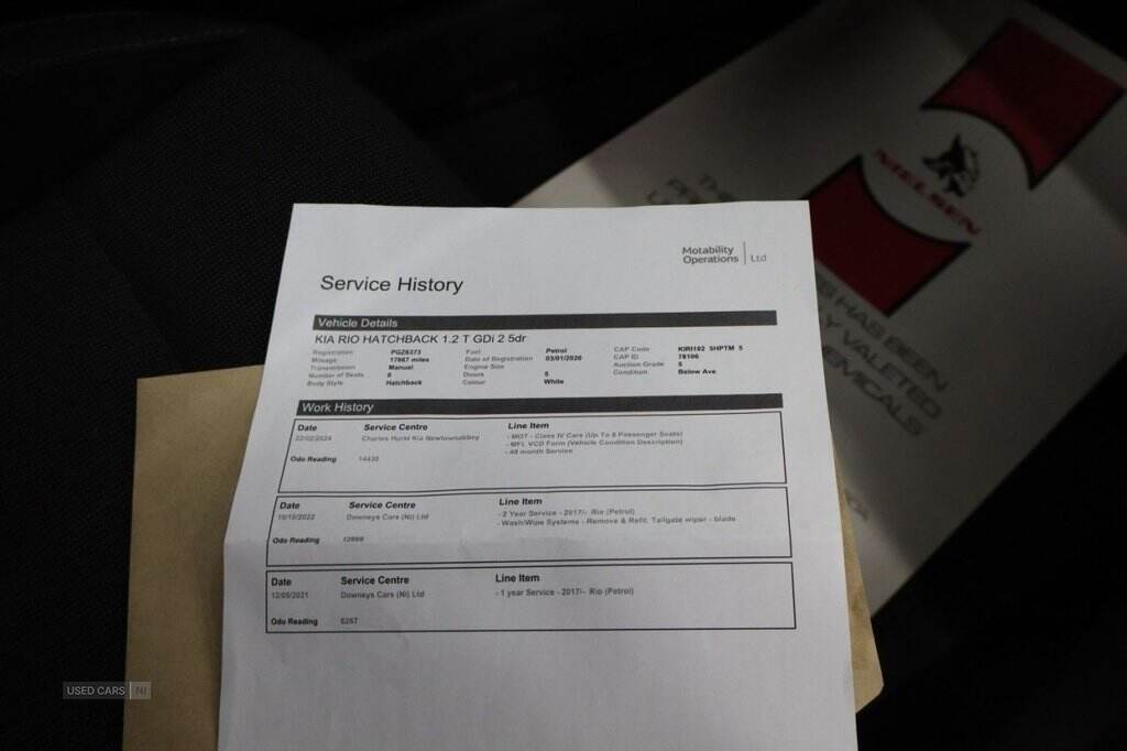 Jan 2020 Kia Rio 1.25 2 5dr