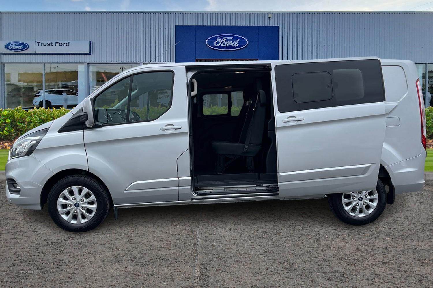 Nov 2022 Ford Transit Custom 2.0 EcoBlue 170ps Low Roof D/Cab Limited Van Auto