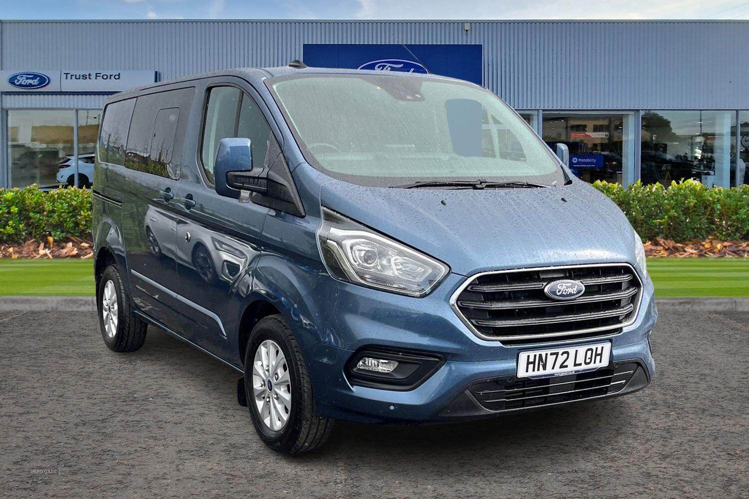 Oct 2022 Ford Transit Custom 2.0 EcoBlue 170ps Low Roof D/Cab Limited Van Auto