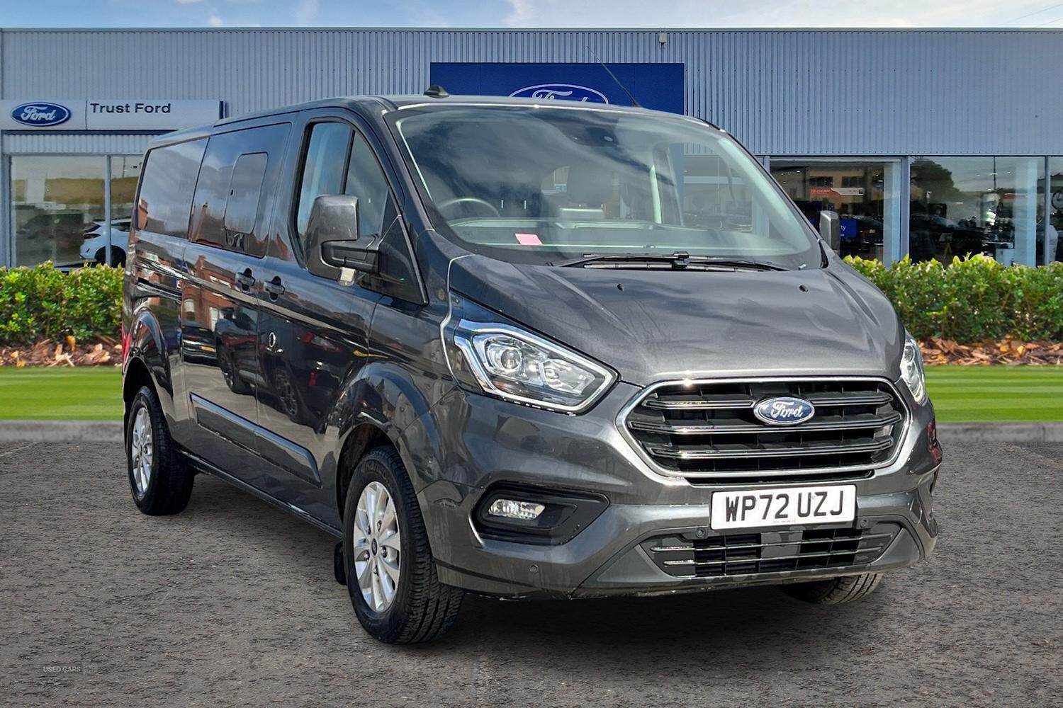 Nov 2022 Ford Transit Custom 2.0 EcoBlue 170ps Low Roof D/Cab Limited Van Auto